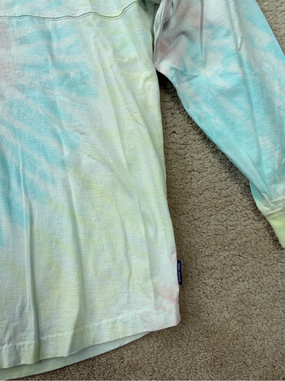 Disney Size XXL Double Extra Large Spirit Jersey Tie Dye Rainbow Cotton Candy - Picture 5 of 8